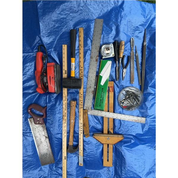Hand Tools and Power Sander Bundle
