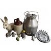 Image 2 : Rustic Decorative Items and Two Wooden Basket Planters