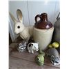 Image 3 : Rustic Decorative Items and Two Wooden Basket Planters