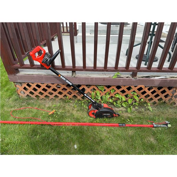 Black & Decker Edge Hog Electric Lawn Edger and Tree Pruner