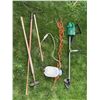 Image 1 : Yardworks Corded Electric String Trimmer, Lawn Sprayer and Garden Hand Tools