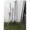 Image 1 : 5 Garden Tools with Wood Handles