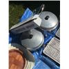 Image 4 : Kitchenware: Blender, Waffle Maker, Pots, Cutting Board