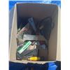 Image 5 : Automotive and Tools Lot: Chevy Hubcaps, Tools, Sinkers, Belts