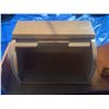 Image 4 : Wood Bread Box with Roll-Top and Knife Block Shelf Unit
