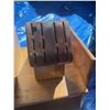 Image 5 : Wood Bread Box with Roll-Top and Knife Block Shelf Unit