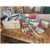 Image 1 : Bulk Lot Household Light Bulbs and Plastic Hangers