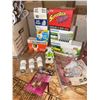 Image 3 : Bulk Lot Household Light Bulbs and Plastic Hangers