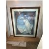 Image 1 : Framed Snowy Owl and Birds Winter Scene Print