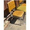 Image 6 : 3 Mixed Vintage Chairs—2 Metal Frame, 1 Wood Frames