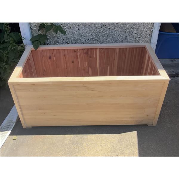 Large Rectangular Wooden Planter Box