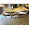 Image 5 : Wood Shop Storage Workbench With Drawers, Blower Fan, and Boots