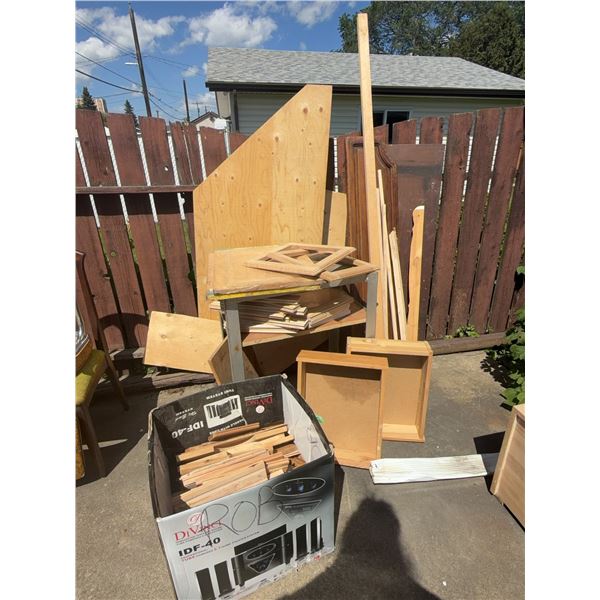 Scrap Lumber and Wood Project Pieces