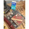 Image 5 : Lot: Bottle Jack, Car Jack, Sears Craftsman Blades, TSP, Tool Accessories