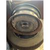 Image 2 : Steel Wheel Rim and Mounted Tire