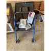 Image 1 : Blue Folding Walker With Dr Ho's Device and MedPro Male Urinal