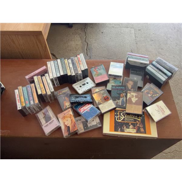 Country Music Cassette Tape Lot, 36+ Tapes
