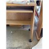 Image 10 : Office Supply Lot With Rolling Desk, Wrapping Paper, Scissors, Glue