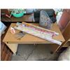 Image 1 : Office Supply Lot With Rolling Desk, Wrapping Paper, Scissors, Glue