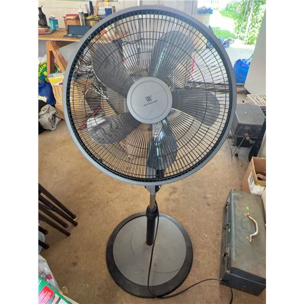 Weatherworks Oscillating Pedestal Fan with Digital Controls