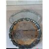 Image 1 : Two Engraved Silver-Plated Serving Trays