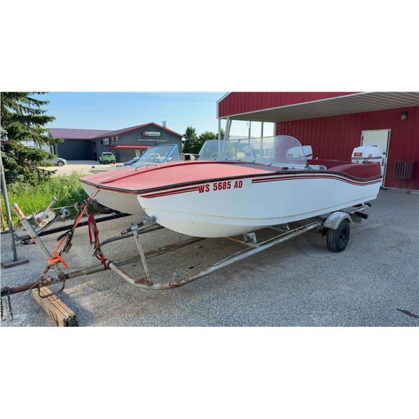 1963 Tigercat Catamaran Hull Speed Boat. Rare - Only One Known to Exist!