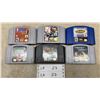 Image 1 : Nintendo 64 Game Cartridges: NBA Courtside 2, NFL Quarterback Club 98, Tony Hawk's Pro Skater, Star