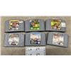 Image 1 : 6 Nintendo 64 Mario Games; Mario Party 3, Mario Kart 64, Super Mario 64, Mario Golf, Mario Tennis