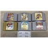 Image 1 : 6 Nintendo 64 Video Game Cartridges: Super Smash Bros., Mario Party 2, Paper Mario, Pokémon Stadium