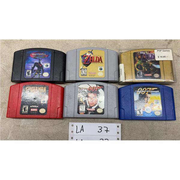 Nintendo 64 Games: Zelda Ocarina of Time, Majora's Mask, GoldenEye 007, Spider-Man and More