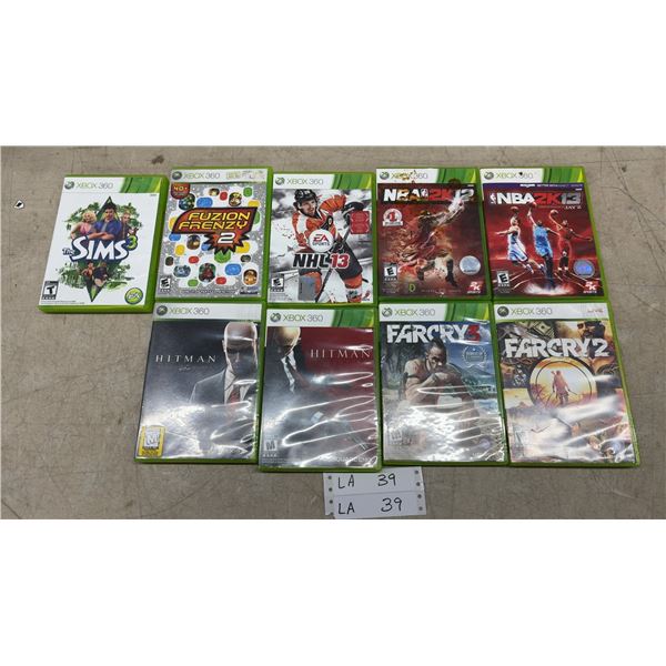 Xbox 360 Games: The Sims 3, Fuzion Frenzy 2, NHL 13, NBA 2K12, NBA 2K13, Hitman, Far Cry and More