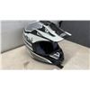 Image 5 : 2 GMAX GM6X Off-Road Motorcycle Helmets, Size XXL and XL, Black/White/Grey Graphic