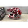 Image 2 : 509 Evolution Off-Road Helmet, Medium, Red/Black/White Graphic, DOT/ECE 22.05 Certified