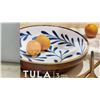 Image 2 : Maison Neuve Tula 3-Piece Mango Wood Serving Bowl and Utensils Set, 17.3" Bowl, 13" Utensils