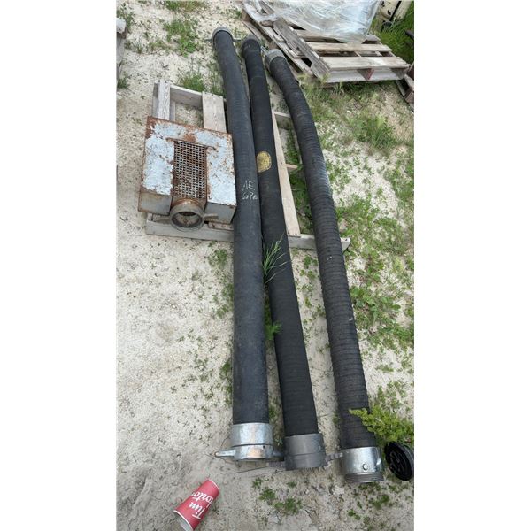 3 Lengths Of Fire Hose and Floating Filter Intake