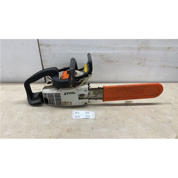 Stihl 011 AVT Electronic Quickstop Gas-Powered Chainsaw with Bar Cover