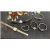 Image 6 : Vintage Jewelry Box With Fashion Jewelry, Brooches, Watches, Necklaces, Pins and More