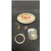 Image 12 : Vintage Fashion Jewellery, Brooches, Buttonhooks, University of Manitoba Medal, Coins and More