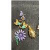 Image 14 : Vintage Fashion Jewellery, Brooches, Buttonhooks, University of Manitoba Medal, Coins and More