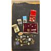 Image 1 : Vintage Fashion Jewellery, Brooches, Buttonhooks, University of Manitoba Medal, Coins and More