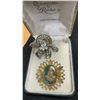 Image 9 : Vintage Fashion Jewellery, Brooches, Buttonhooks, University of Manitoba Medal, Coins and More