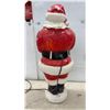 Image 3 : Vintage Blow Mold Santa Claus Figure with Cord, 32" Tall