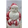 Image 6 : Vintage Blow Mold Santa Claus Figure with Cord, 32" Tall