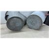 Image 7 : Four Galvanized Metal Buckets: Two Standard, One Coal Scuttle, & More