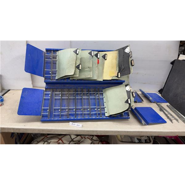 Victor Dana Auto Parts Catalogue Stand Manufactured by Geneva Manufacturing Co.