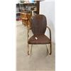 Image 2 : Vintage Metal Clamshell Patio Rocking Chair