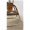 Image 5 : Vintage Metal Clamshell Patio Rocking Chair
