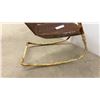 Image 6 : Vintage Metal Clamshell Patio Rocking Chair