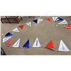Image 2 : BFGoodrich Tires Bunting Flags, Red, White & Blue, Approx. 25 Pieces