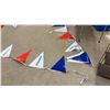 Image 3 : BFGoodrich Tires Bunting Flags, Red, White & Blue, Approx. 25 Pieces